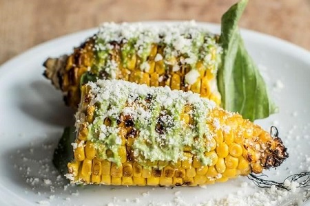 Corn with cheese